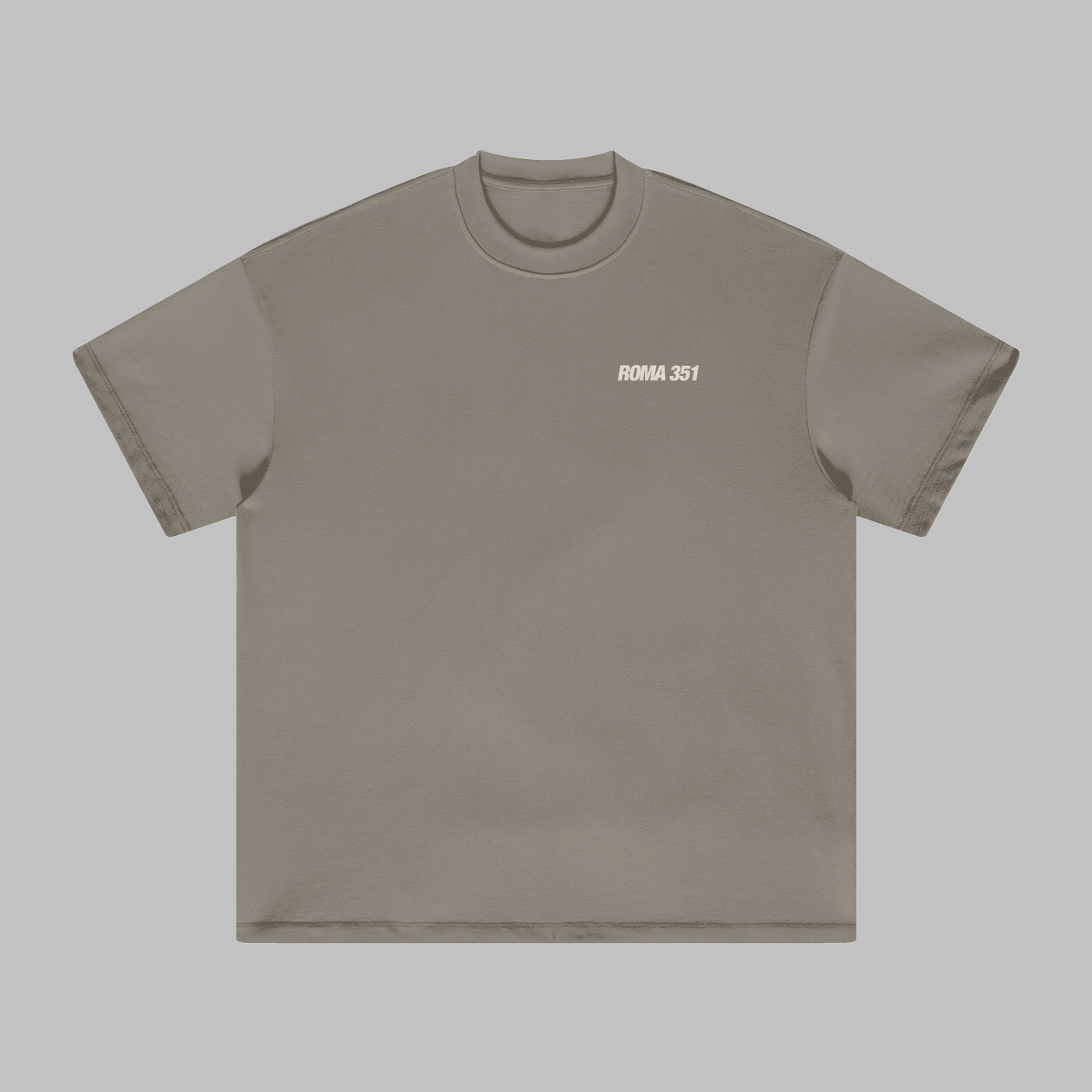 "Reality" Oversized Tee- Camel Gray