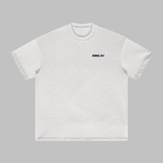 "Reality" Oversized Tee - Light Gray