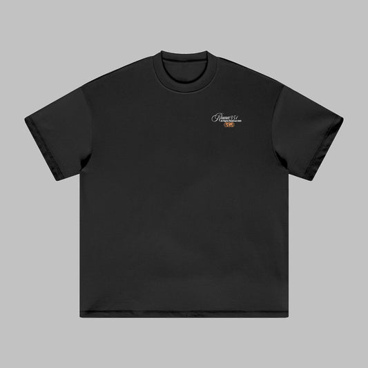 "Illusions Restricted" Oversized Tee - Black