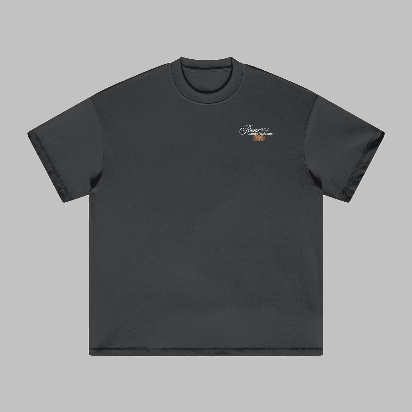 "Illusions Restricted" Oversized Tee - Gray