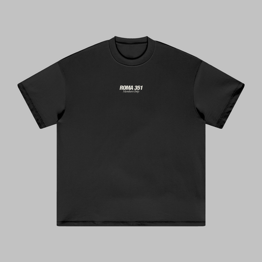 "Heaven Sent" Oversized Tee - Black