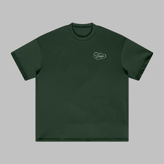 "Where I Want To Be" Oversized Tee  - Green