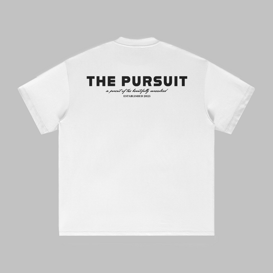 "The Pursuit" Oversized Tee - White